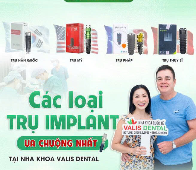 Trồng Răng Implant Đồng Giá – Ưu Đãi Lên Đến 40% Tại Valis Group