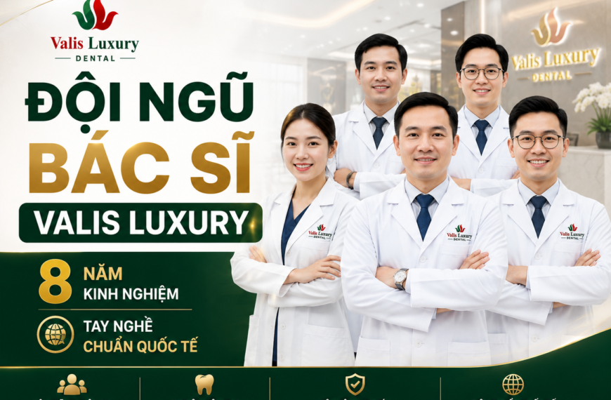Đội Ngũ Bác Sĩ Valis Luxury phụ 8 Năm Kinh Nghiệm