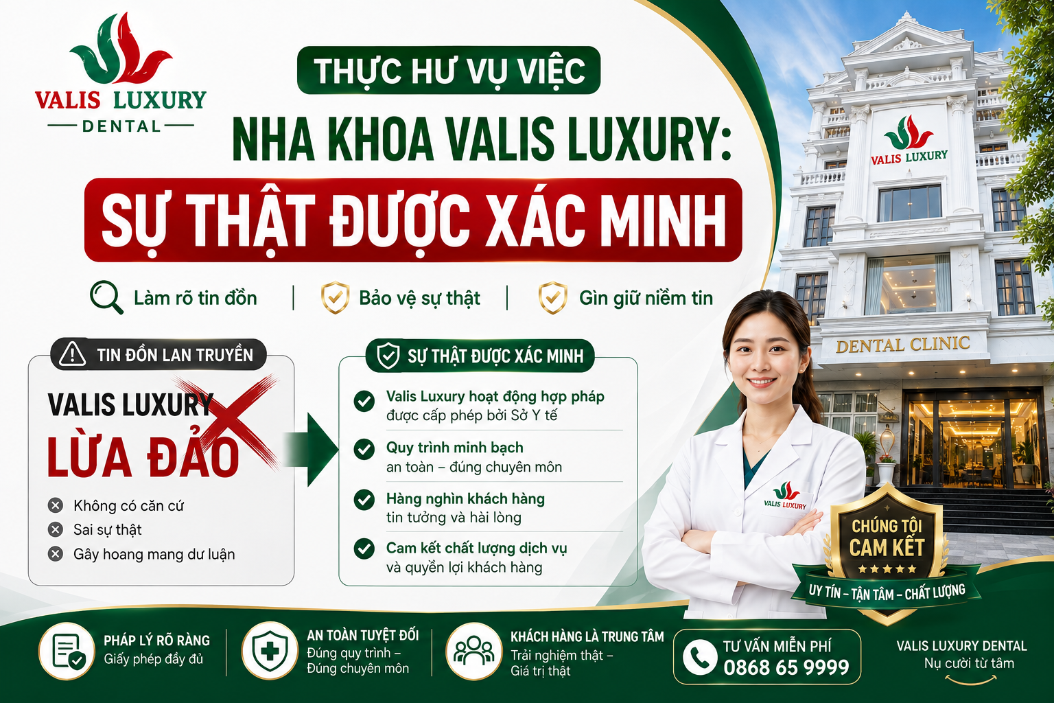 Thực Hư Vụ Việc Nha Khoa Valis Luxury Sự Thật Được Xác Minh