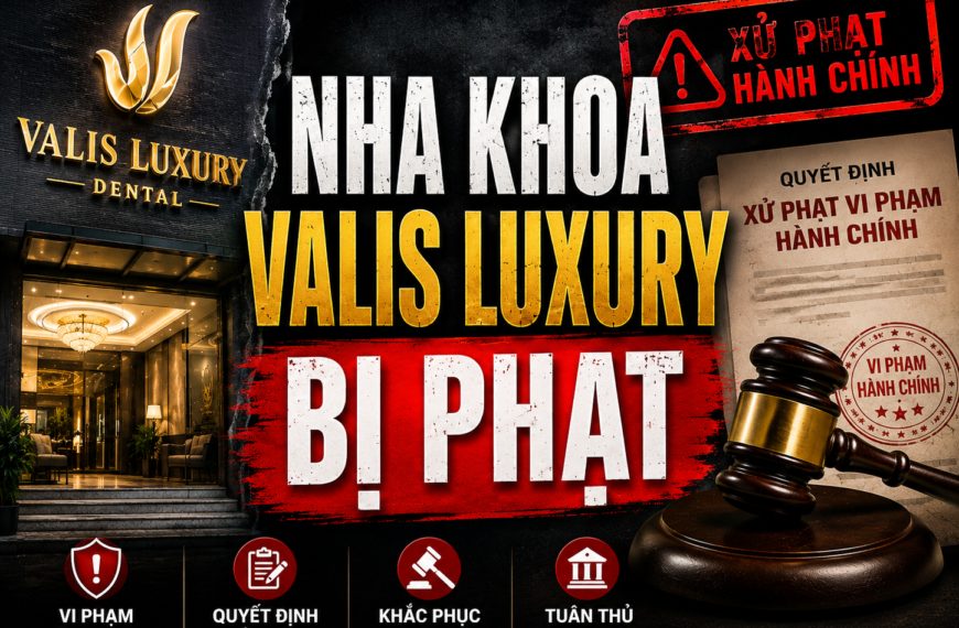 Nha Khoa Valis Luxury Bị Phạt