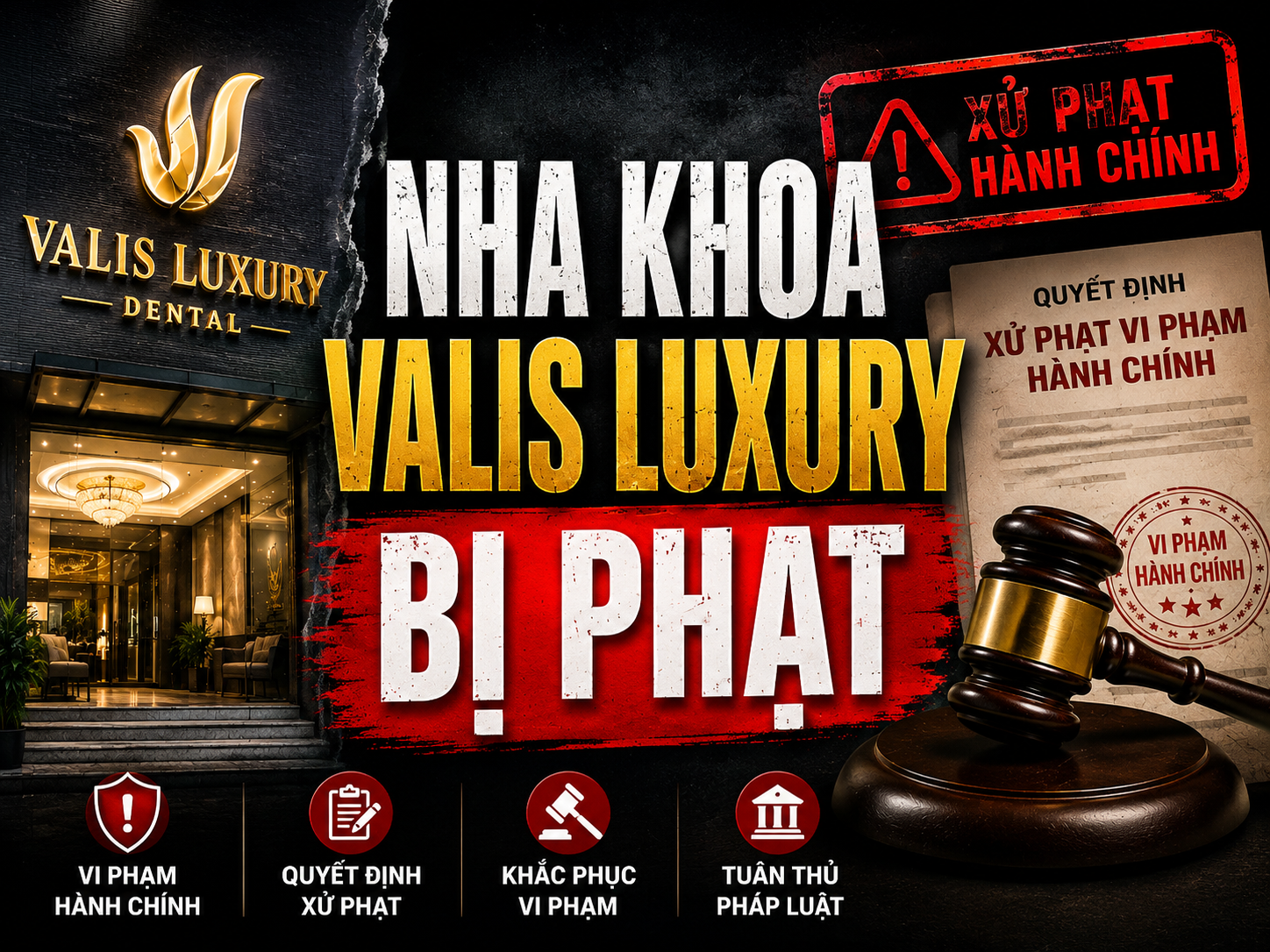 Nha Khoa Valis Luxury Bị Phạt: Quyết Định, Mức Phạt Và Khắc Phục