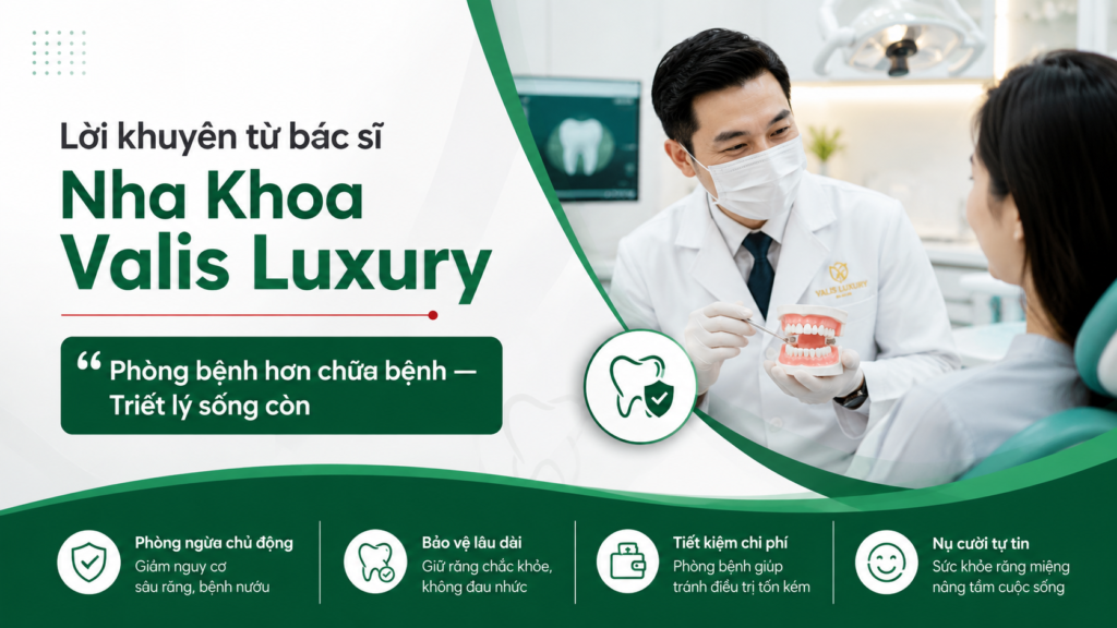 phòng ngừa chủ động hơn các bệnh lý về răng